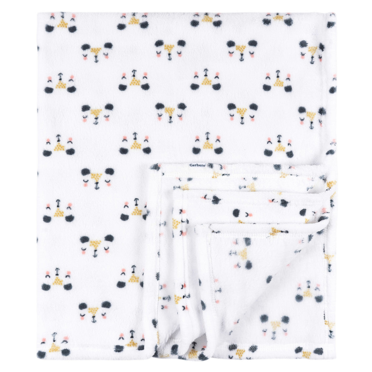 Cobija Gerber blanca manta polar fleece suave para bebé-OSZ