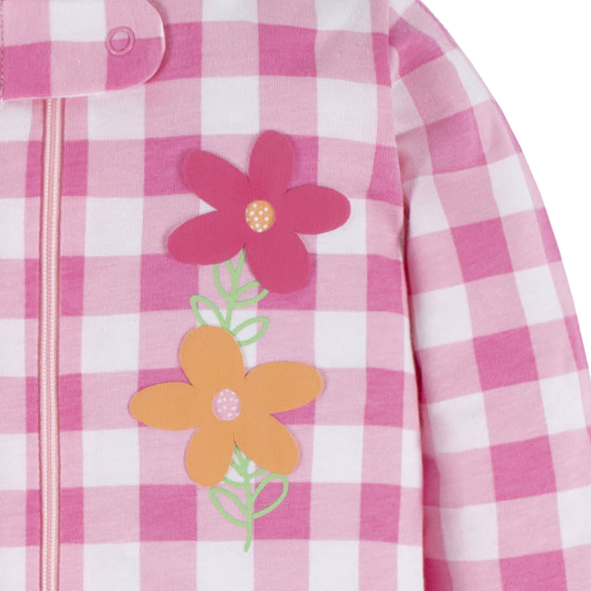 Mameluco Gerber para bebé pack 2 pijamas algodón rosa-0-3M