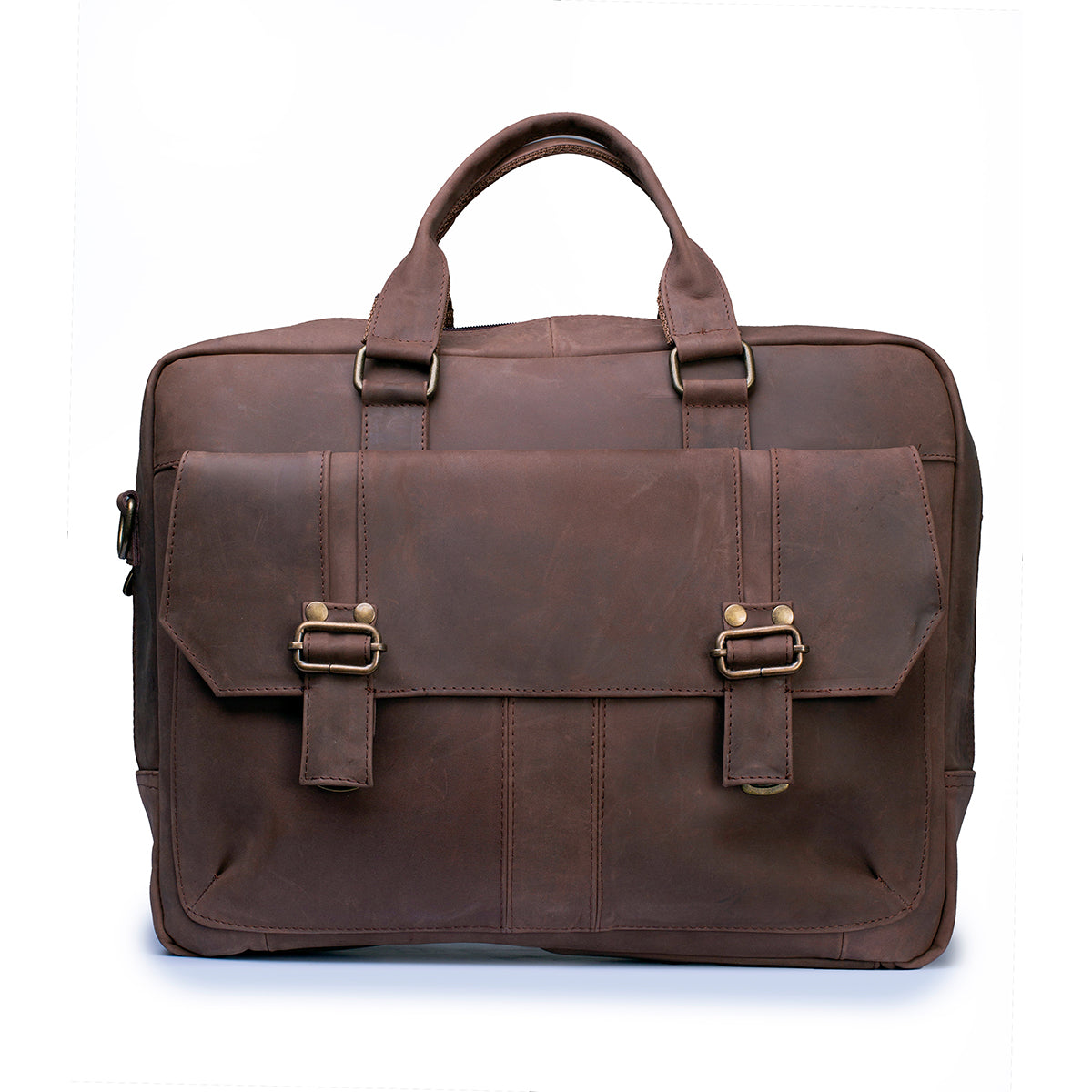 Portafolio piel genuina castelli laptop 18 pulgadas