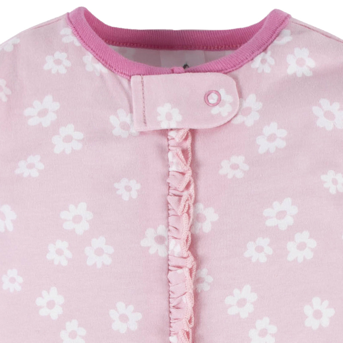 Mameluco Gerber para bebé pack 2 pijamas algodón rosa-0M