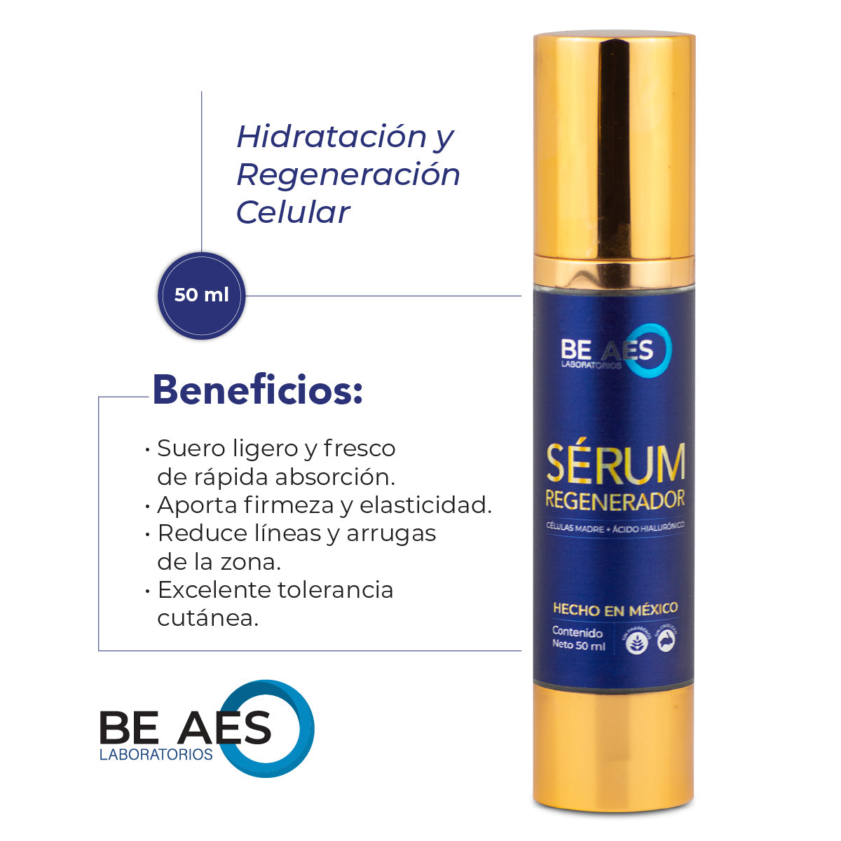 Pack BE AES serum facial contorno de ojos y pantalla solar