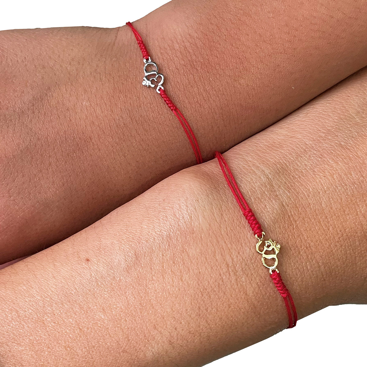 Pulsera roja VANGANIA Om oro regalo joyería unisex-Unitalla