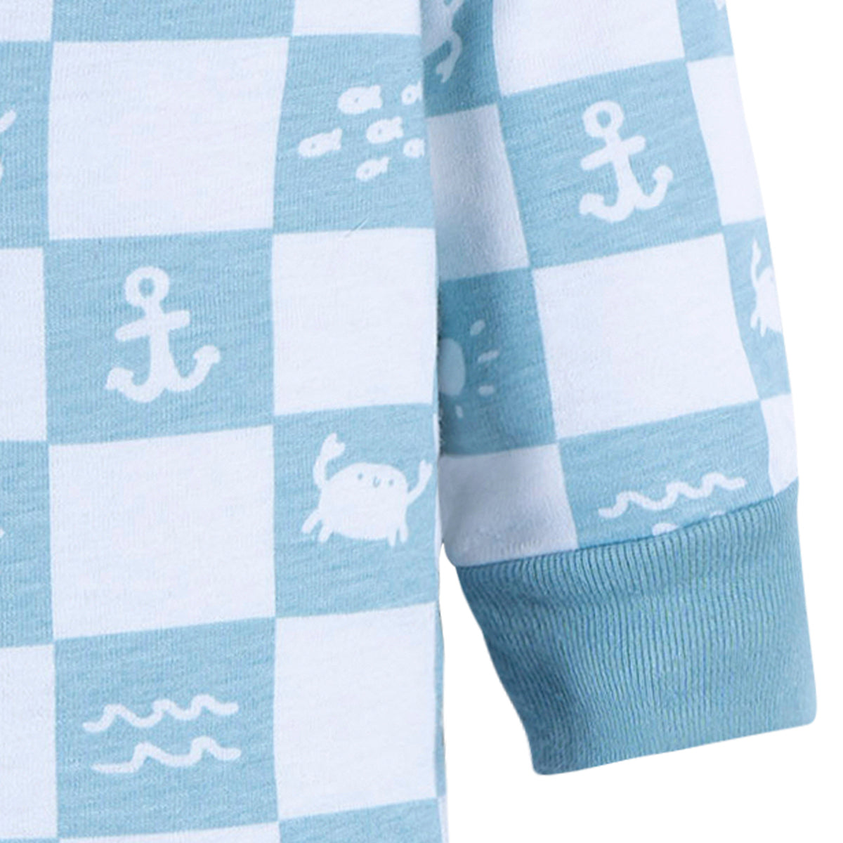 Mameluco Gerber azul bebé body niño niña ropa dormir-6-9M