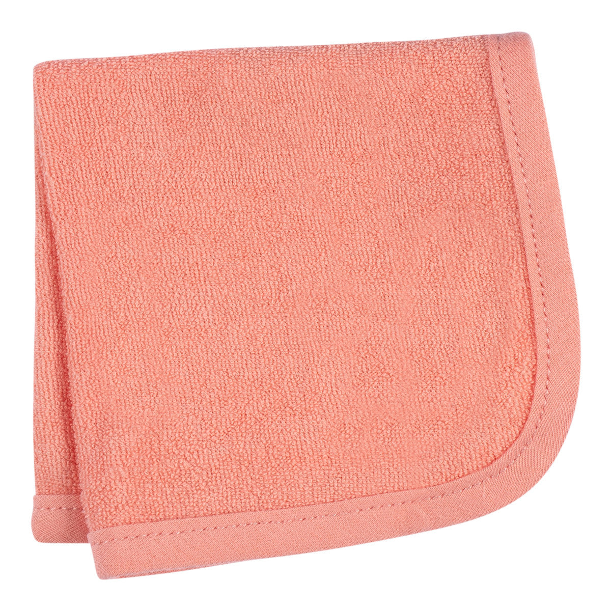 Set 4 toallas bebé Gerber capucha y paños 80% algodón rosa-OSZ