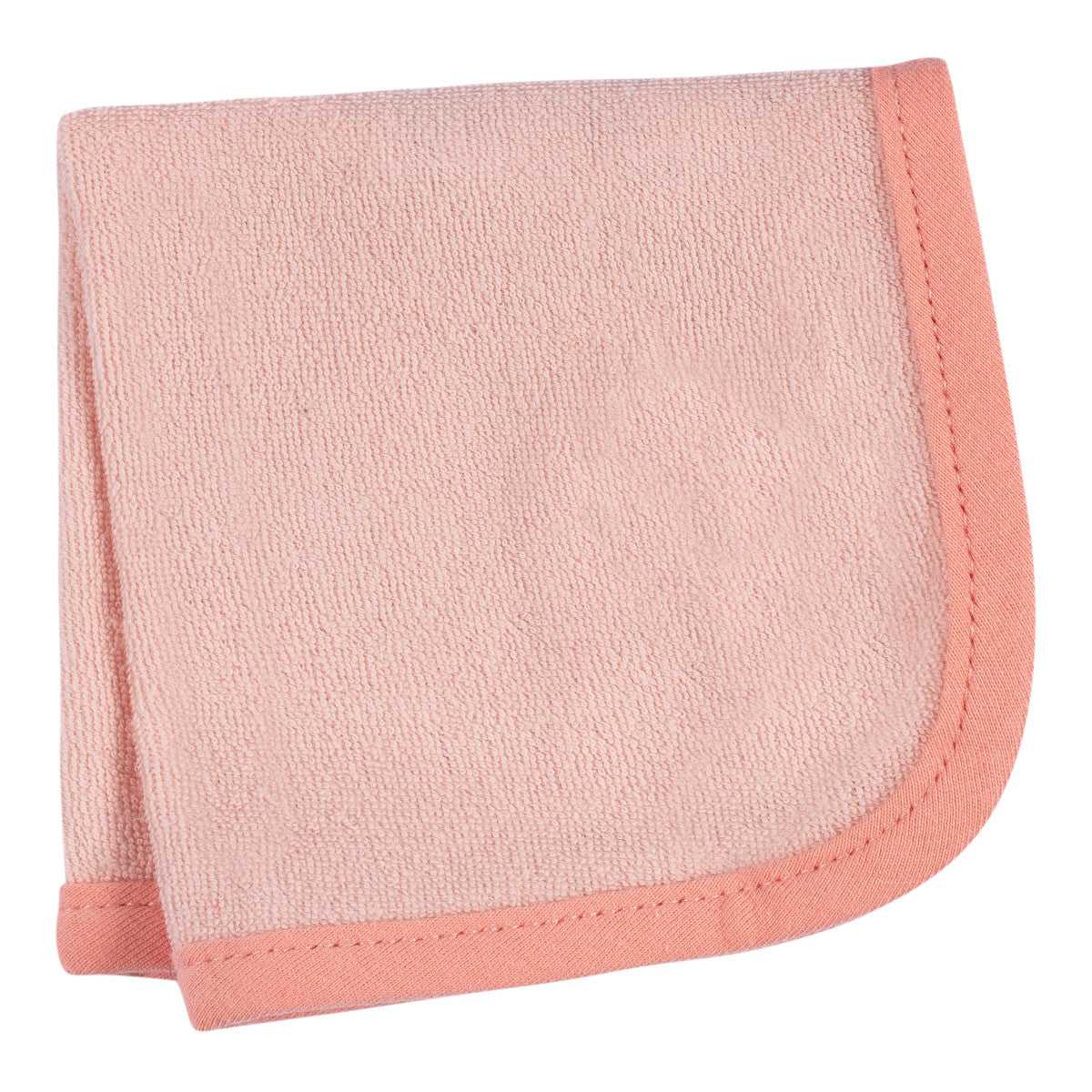 Set 4 toallas bebé Gerber capucha y paños 80% algodón rosa-OSZ
