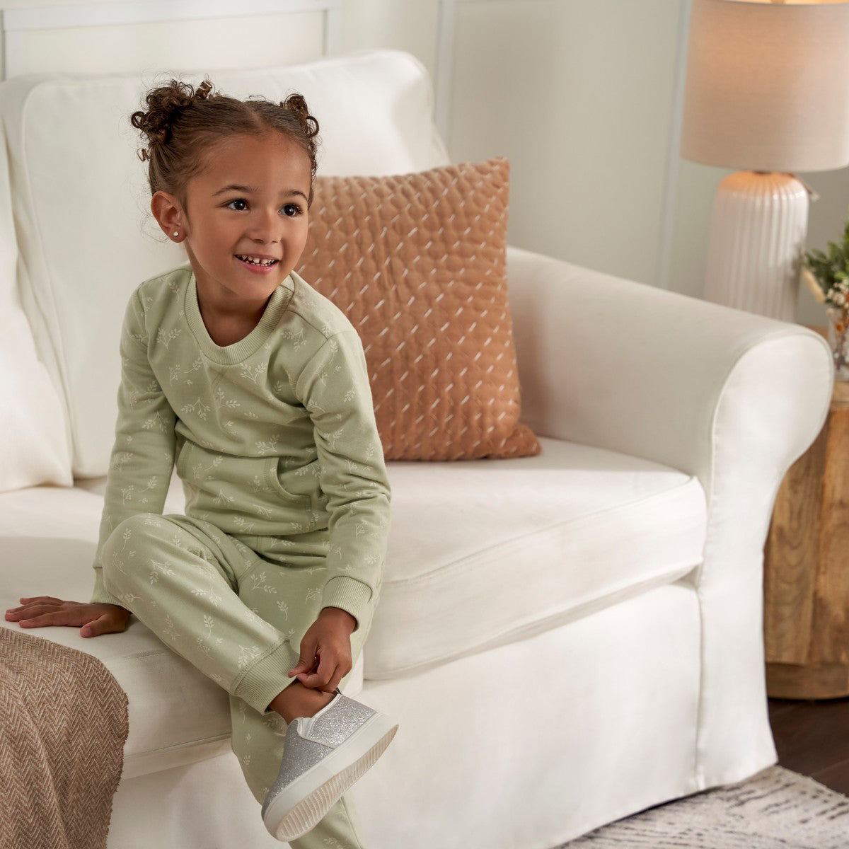 Conjunto Gerber 2 Piezas Sudadera Y Pantalón Algodón Niña-18M