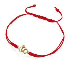 Pulsera roja VANGANIA Om oro regalo joyería unisex-Unitalla
