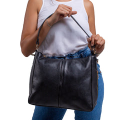 Bolsa de piel genuina dama floather estilo elegante
