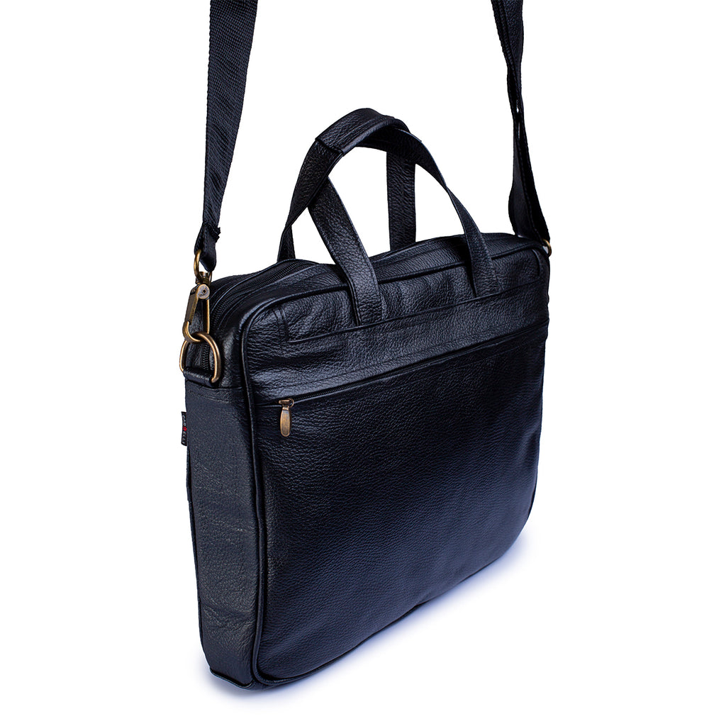 Portafolio castelli piel genuina laptop 17 pulgadas