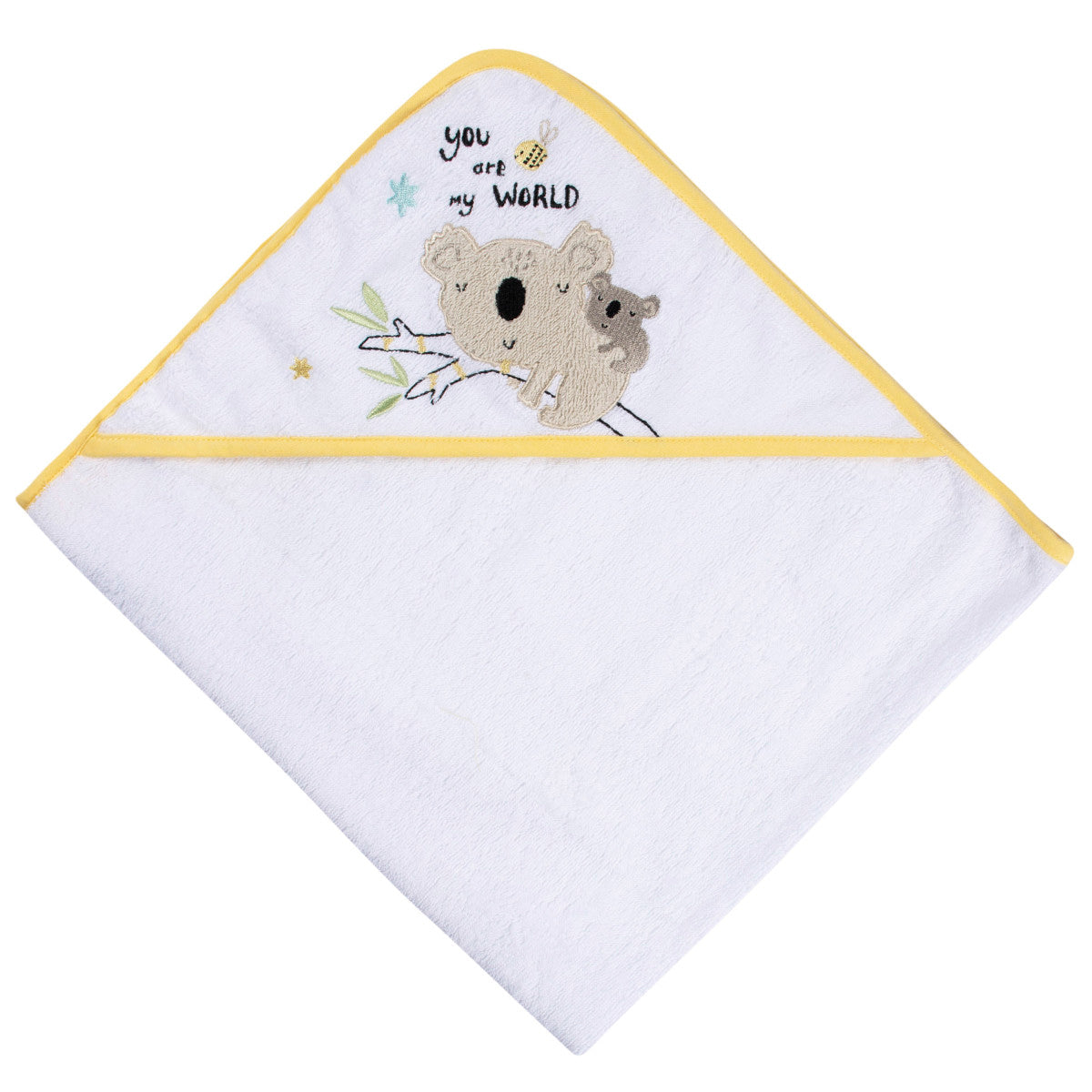 Set 2 toallas Gerber bebé capucha algodón azul 66×76 cm-OSZ