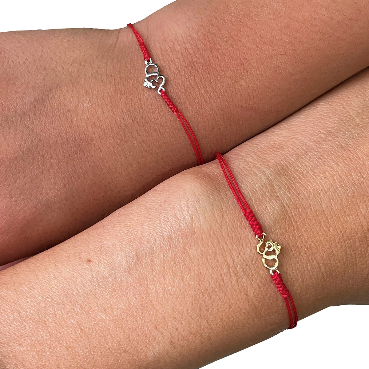 Pulsera roja VANGANIA Om oro regalo joyería unisex-Unitalla