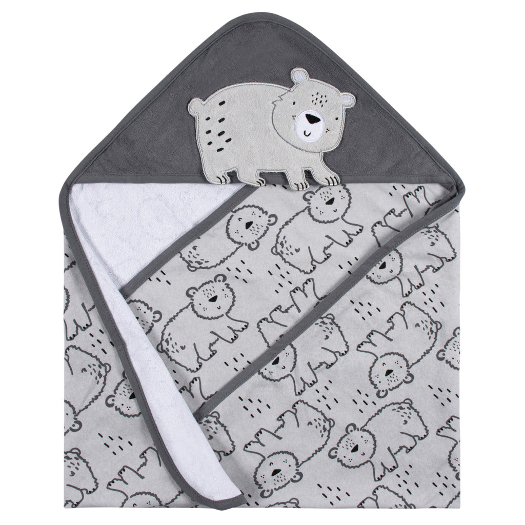Set 4 toallas bebé Gerber con capucha algodón suave-OSZ