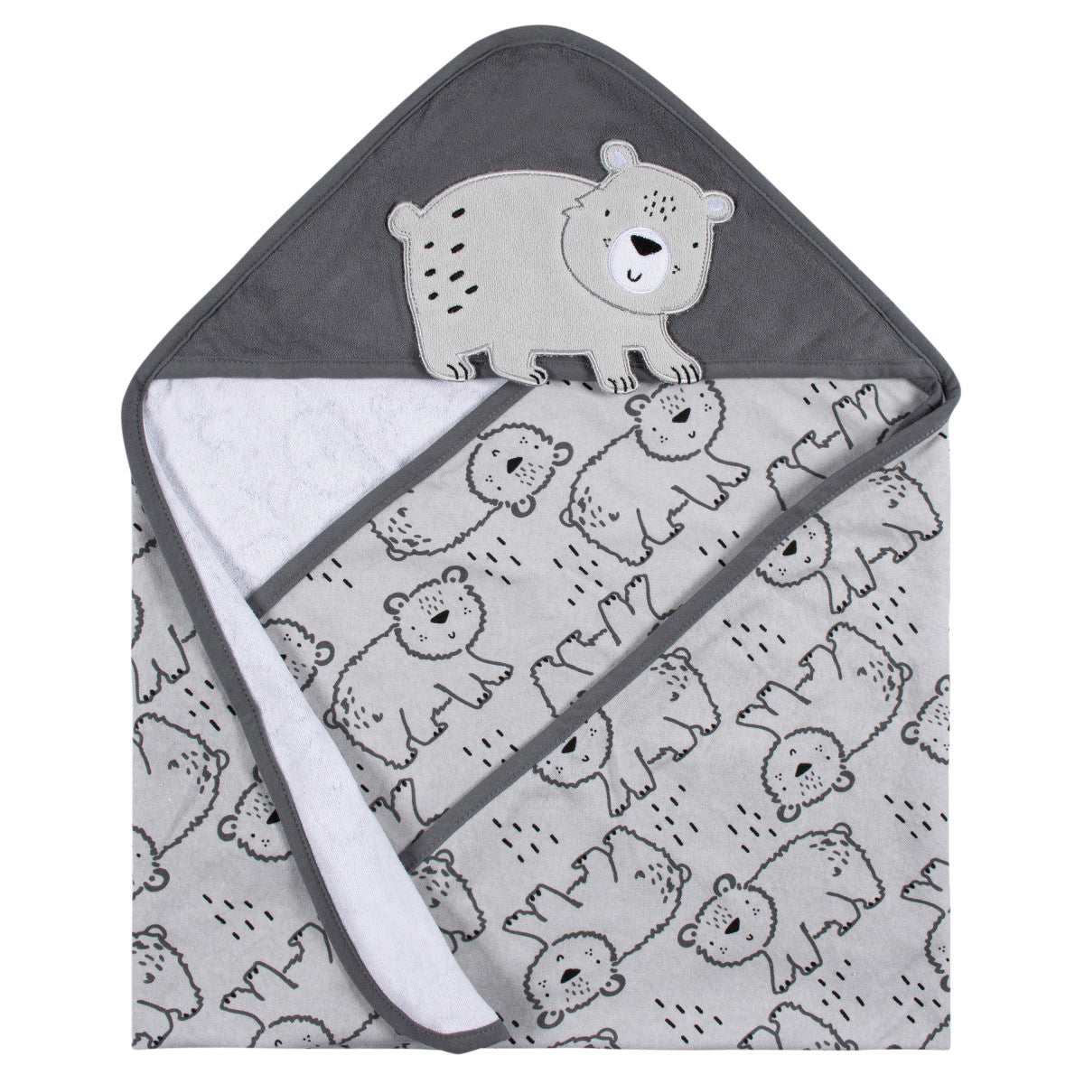 Set 4 toallas bebé Gerber con capucha algodón suave-OSZ