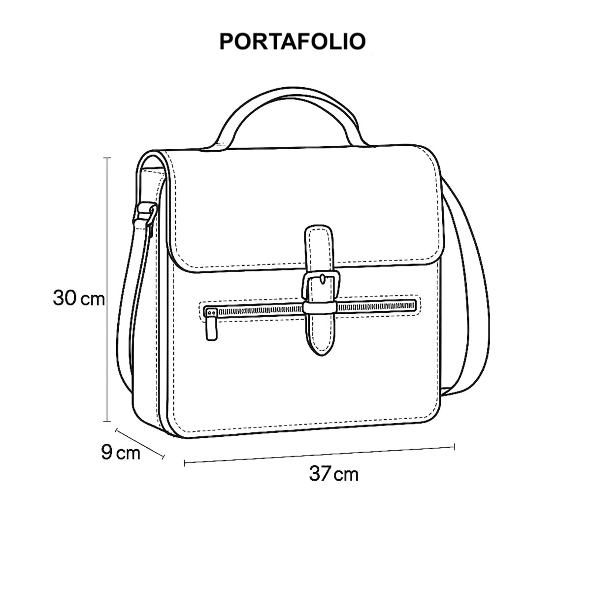 Portafolio piel genuina castelli laptop 17 pulgadas hombre