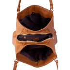 Bolsa castelli piel genuina 5 compartimentos crossbody mujer