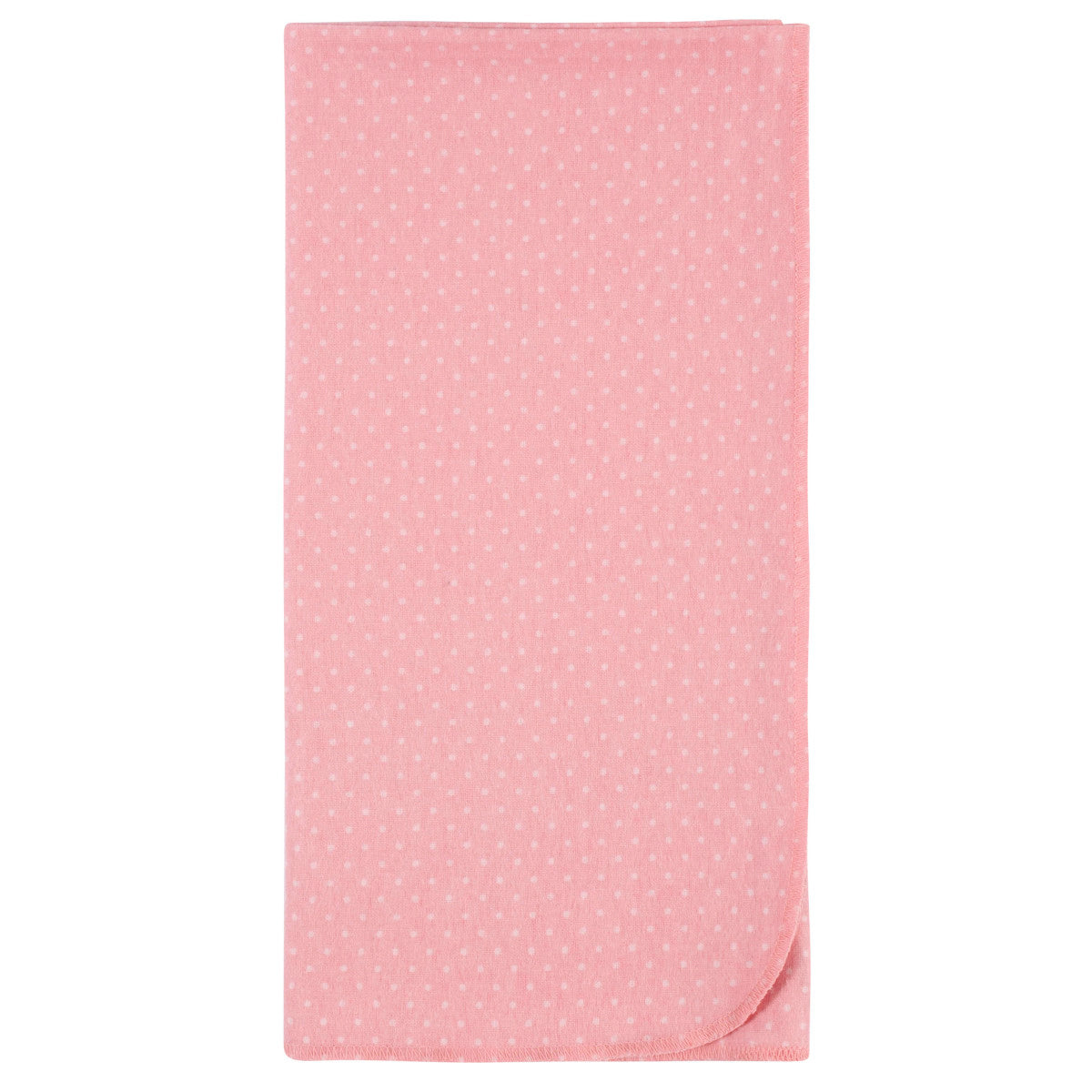 Mantas Gerber algodón bebé set blanco rosa x5 suaves y seguras