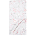 Mantas Gerber algodón bebé set blanco rosa x5 suaves y seguras