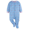 Mameluco Gerber azul bebé body niño niña ropa dormir-0-3M
