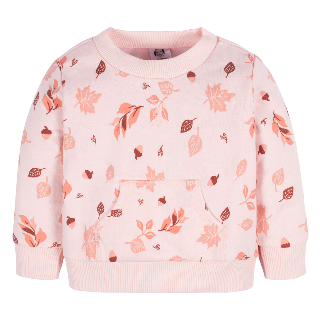 Conjunto Gerber ropa cómoda bebé niña rosa 2 piezas-18M