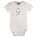 Pañalero Gerber blanco naranja body bebé conjunto unisex-12M