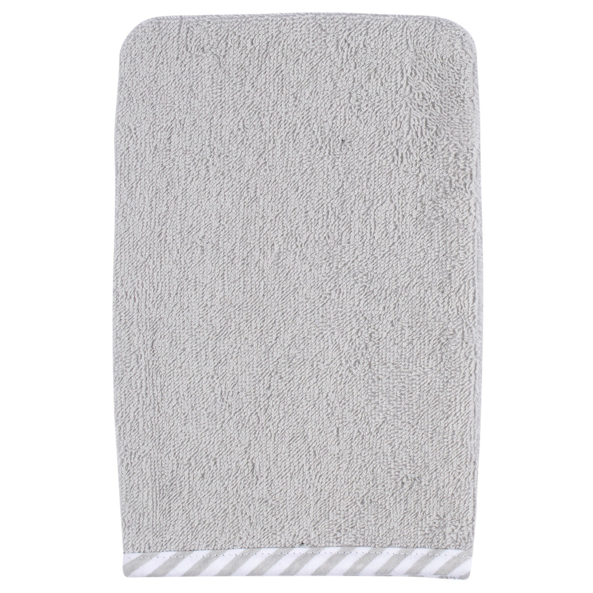 Pack 10 toallitas bebé Gerber algodón felpa gris y blanco-OSZ