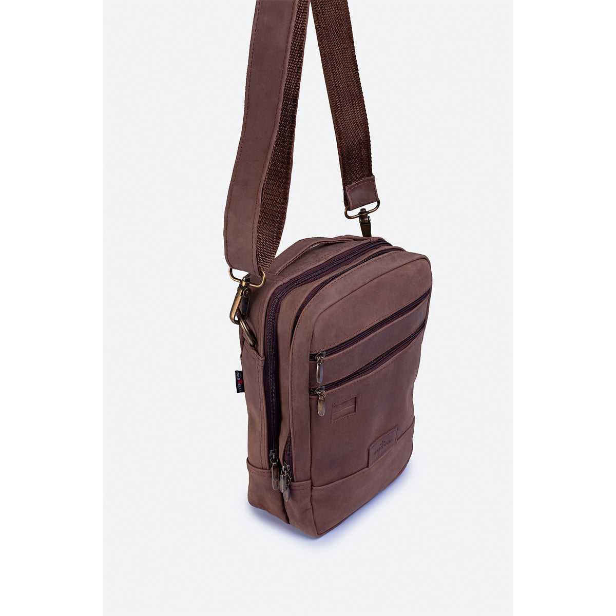 Bandolera piel hombre Castelli tipo mariconera ajustable