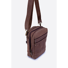Bandolera piel hombre Castelli tipo mariconera ajustable