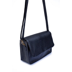 Bolsa castelli dama piel vibora con correa desmontable