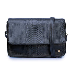 Bolsa castelli dama piel vibora con correa desmontable