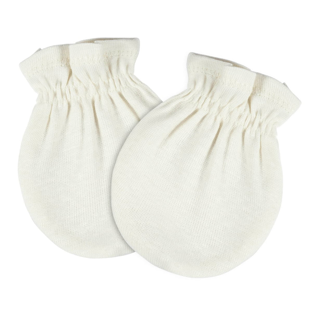 Mitones Gerber bebé azul blanco 4 piezas antirrasguños-0-3M
