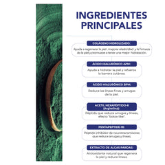Crema facial BE AES colágeno y ácido hialurónico piel firme