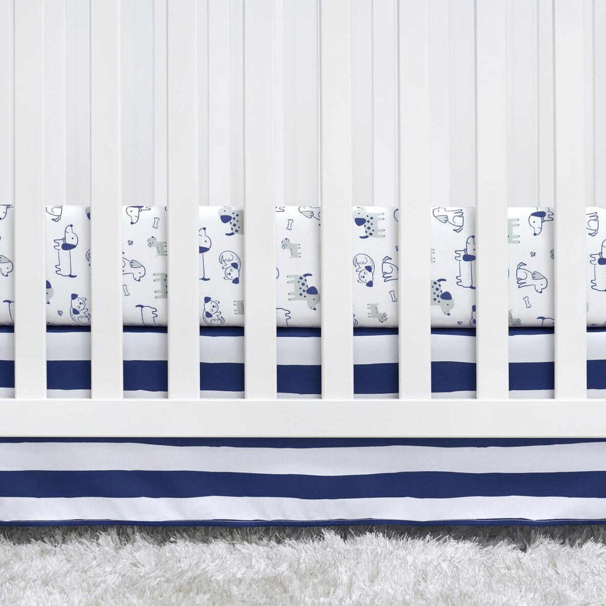 Set de cuna Gerber azul 5 piezas juego de cama para bebé-OSZ