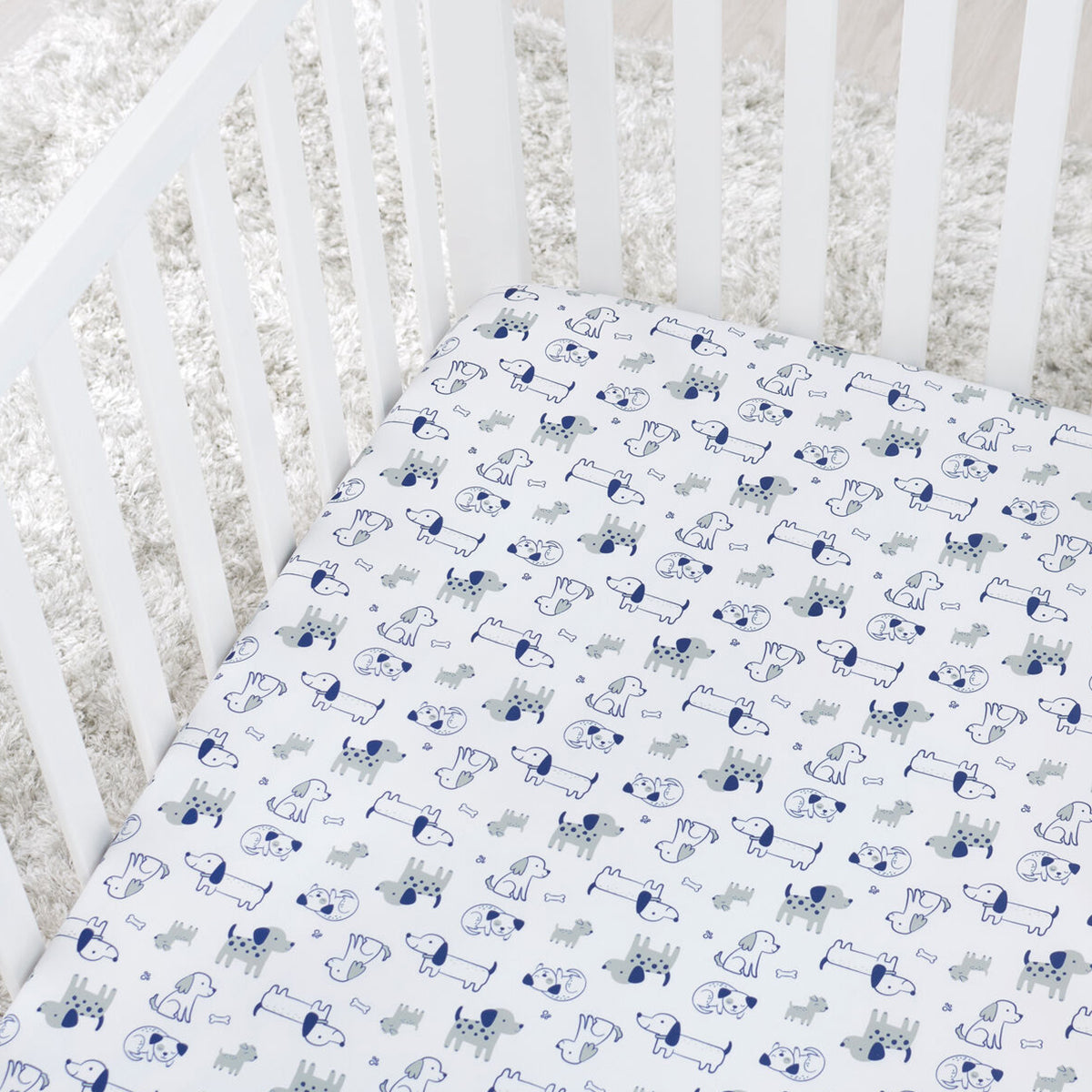 Set de cuna Gerber azul 5 piezas juego de cama para bebé-OSZ