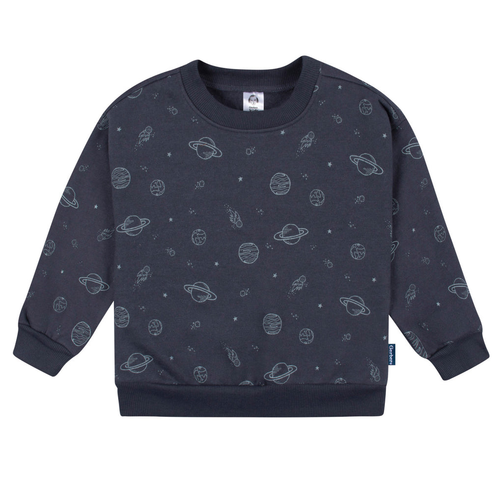 Conjunto Gerber sudadera azul cómoda niña 2 a 5 años-5T
