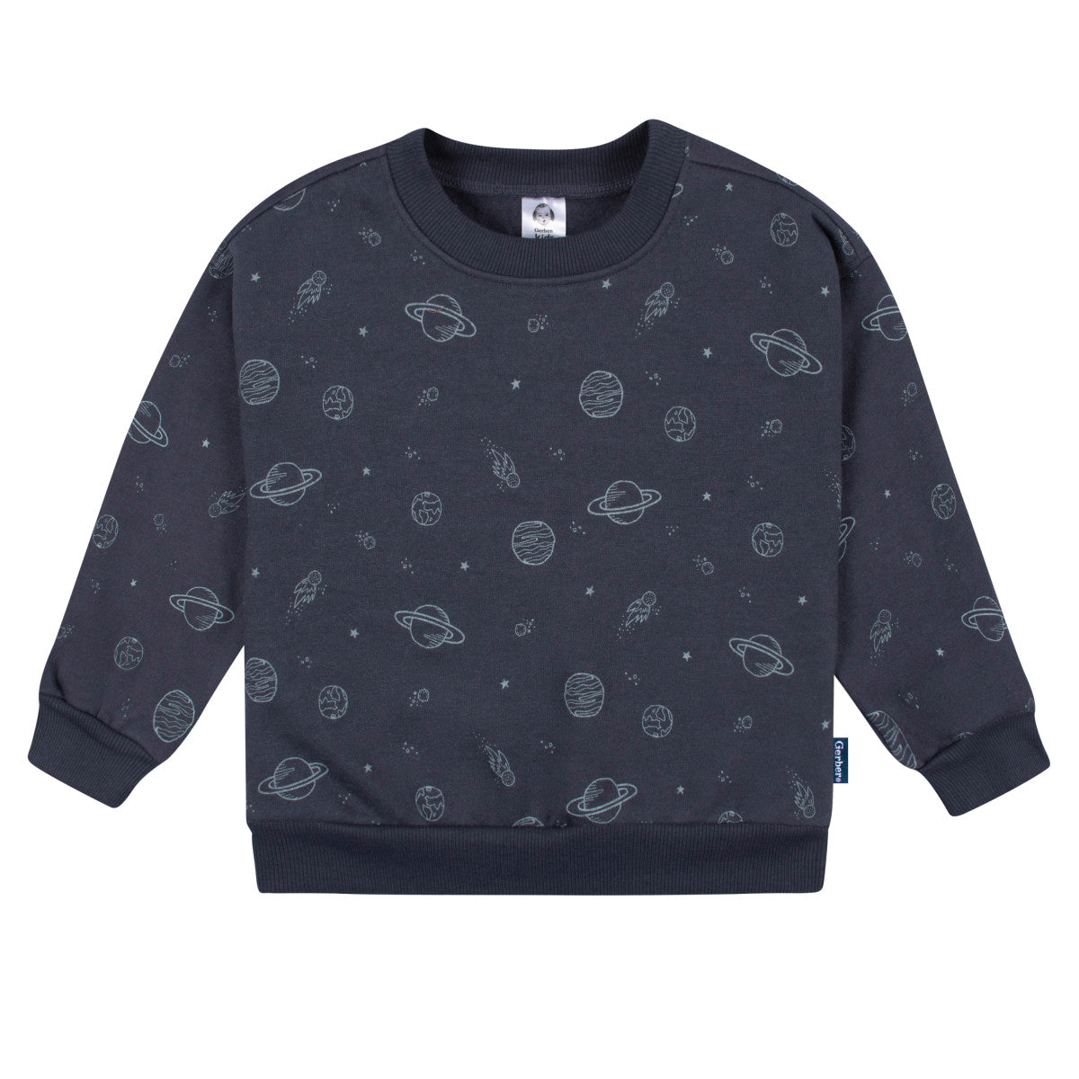 Conjunto Gerber sudadera azul cómoda niña 2 a 5 años-4T