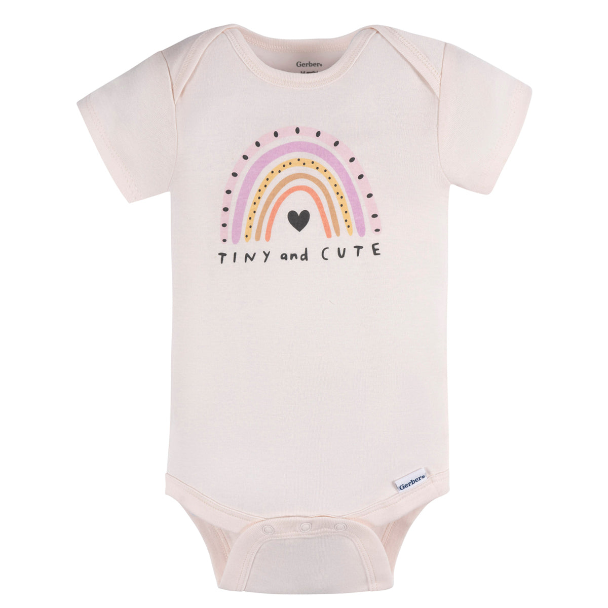 Pañalero Gerber Pack 3 Piezas Body Algodón Ropa Bebé Niña-0-3M