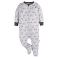 Mameluco Gerber gris bebé niño niña body ropa dormir-6-9M