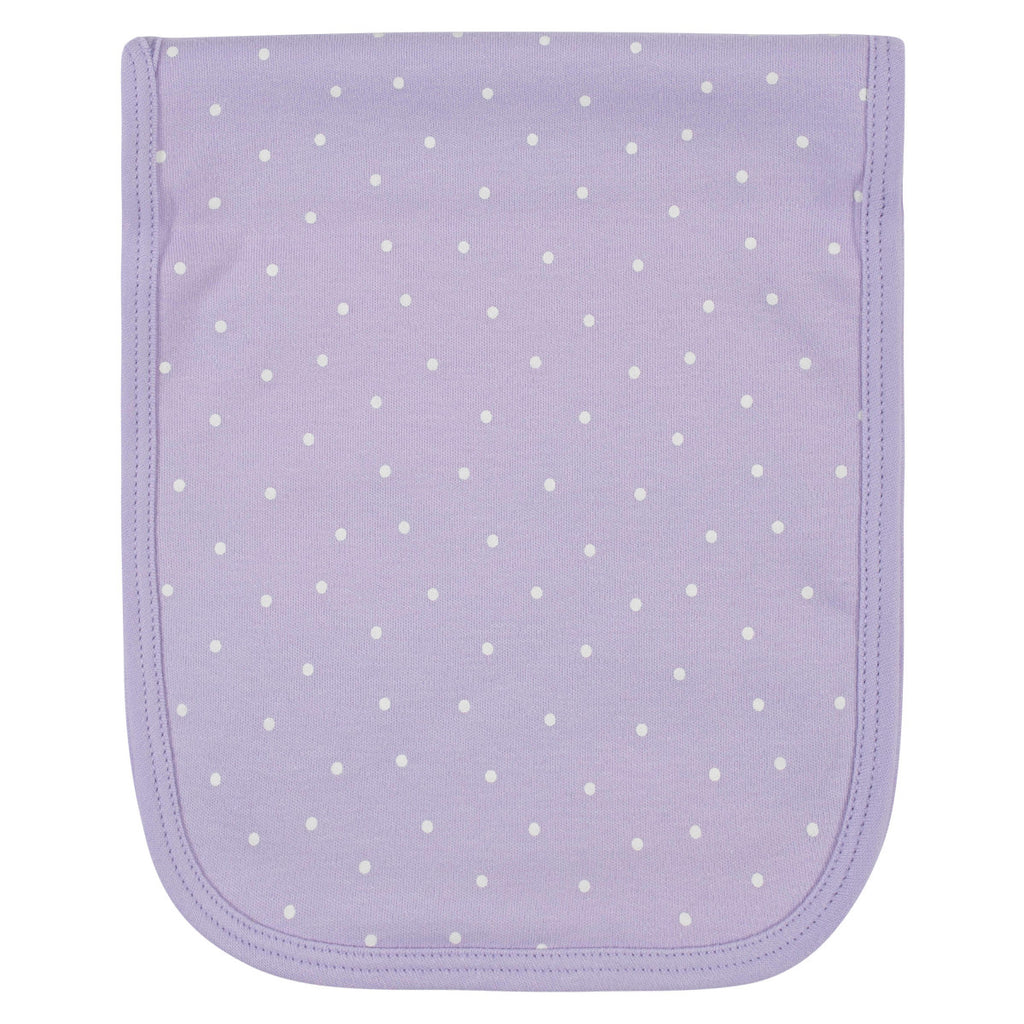 Repetidor Gerber 4 Piezas Morado Babero Bebé Suave-OSZ