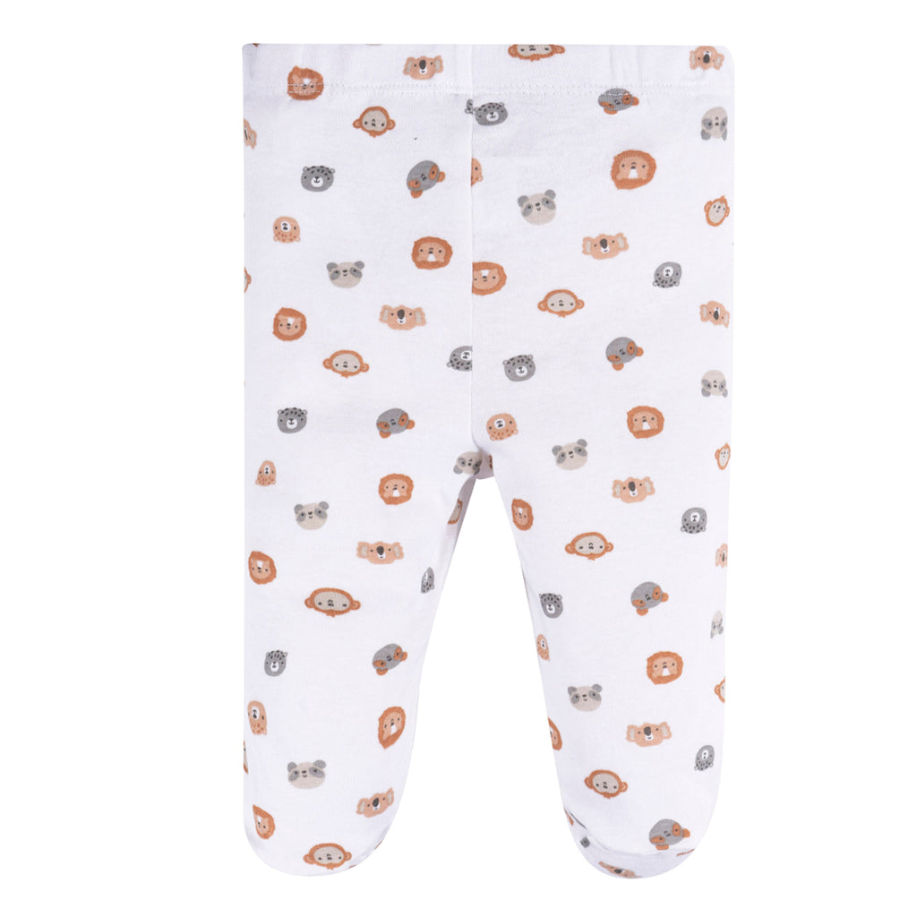 Conjunto Gerber bebé blanco 3 piezas algodón recién nacido-0-3M