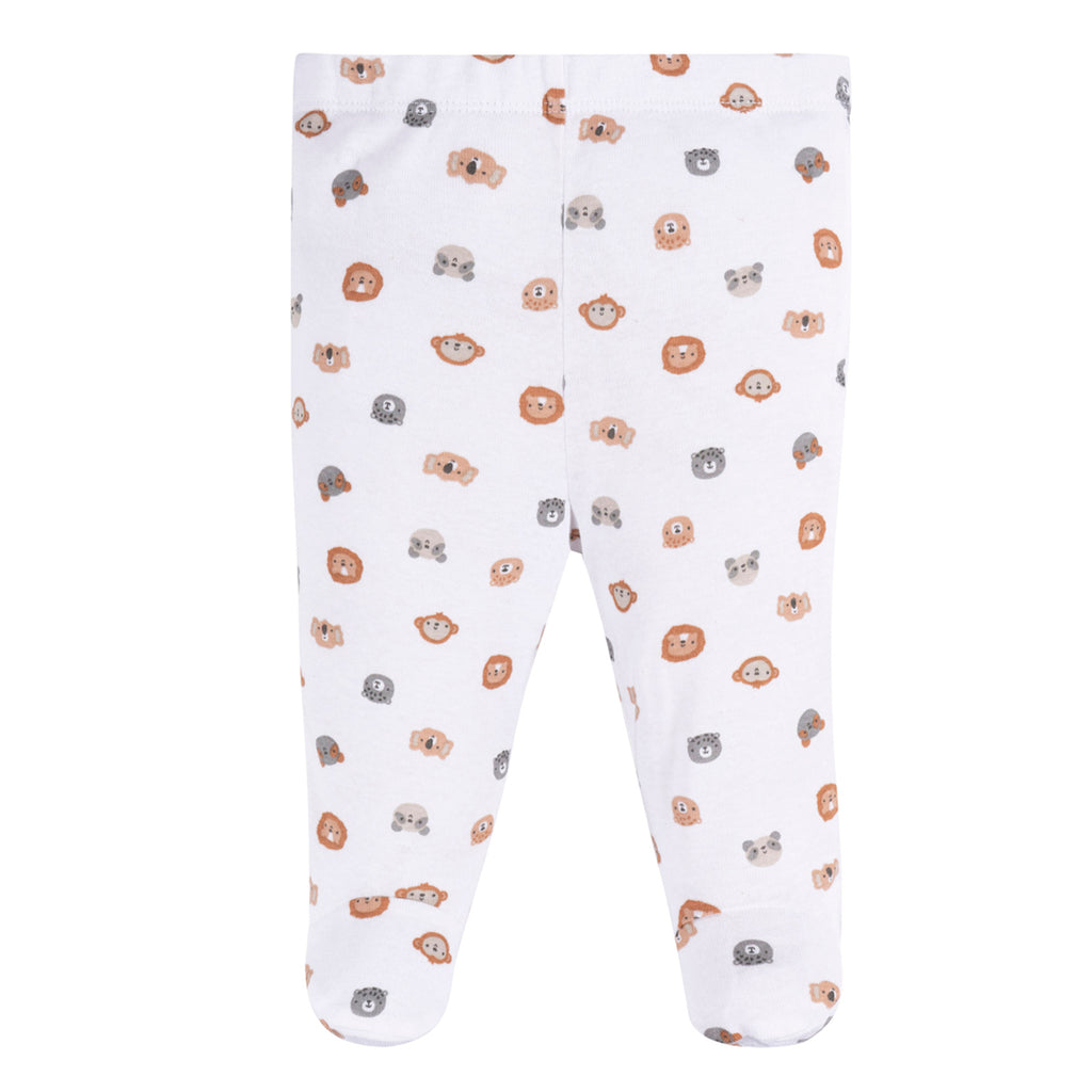 Conjunto Gerber bebé blanco 3 piezas algodón recién nacido-0M
