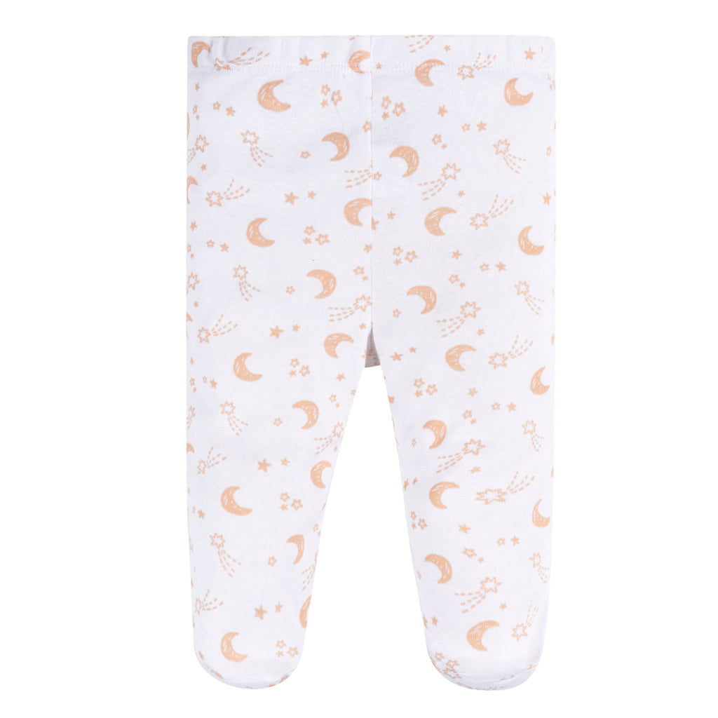 Conjunto Gerber 3 piezas bebé blanco algodón recién nacido-0-3M