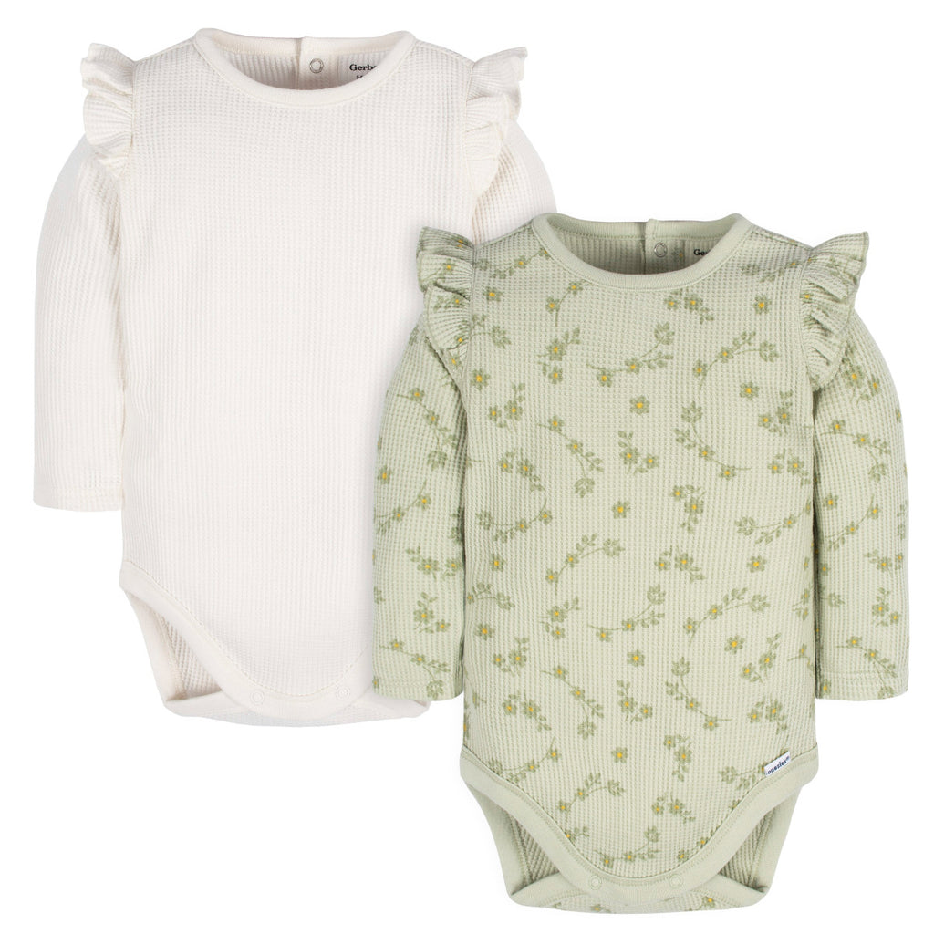 Pañalero Gerber Pack 2 Piezas Body Manga Larga Ropa Bebé-12M