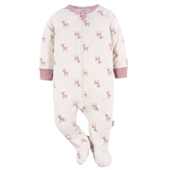 Mameluco Gerber blanco bebé body algodón niño niña dormir-6-9M
