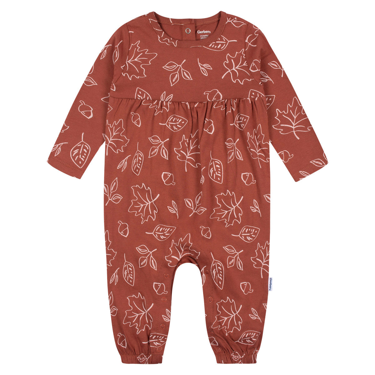 Pack 2 mameluco Gerber bebé niña ropa dormir algodón rosa-0M