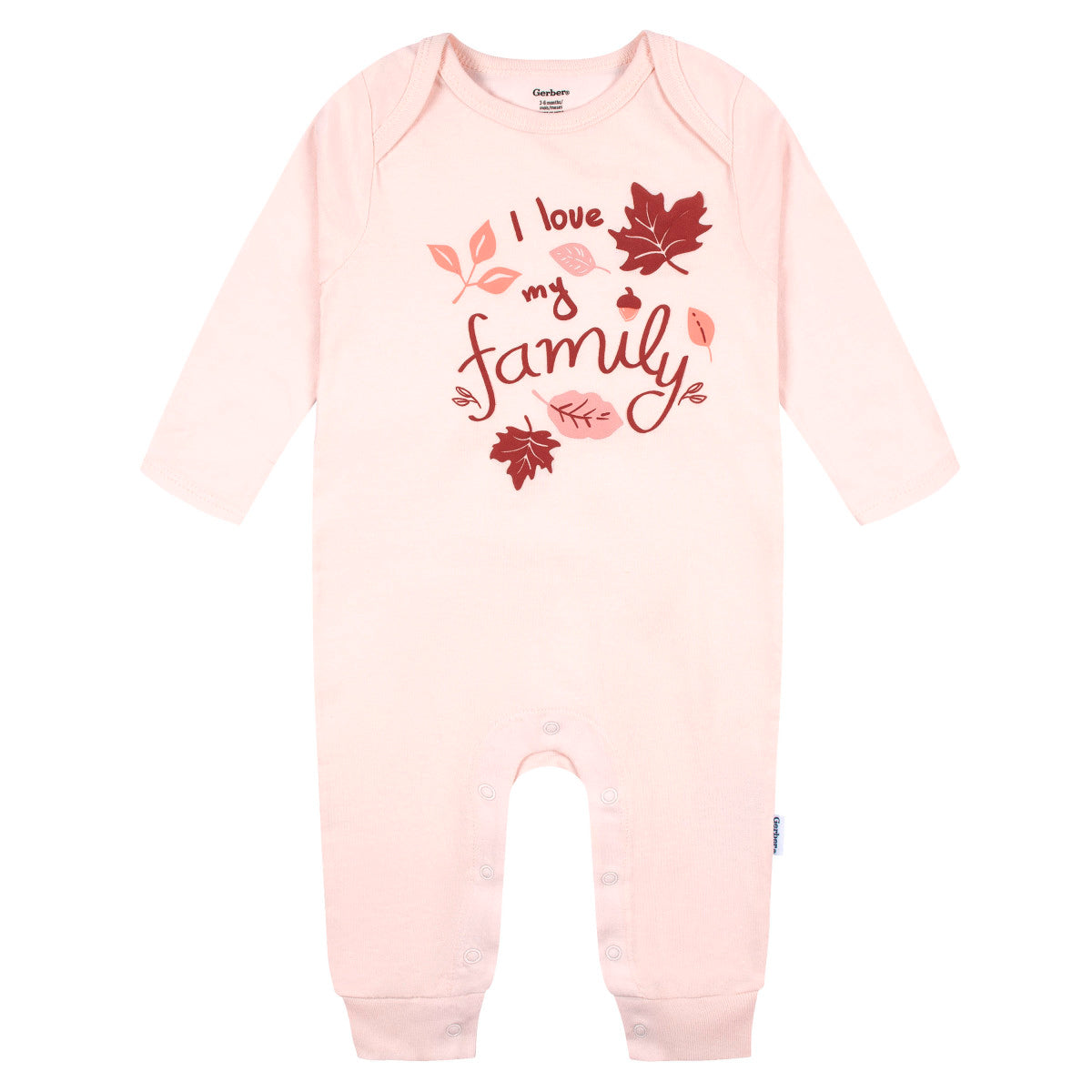 Pack 2 mameluco Gerber bebé niña ropa dormir algodón rosa-6-9M