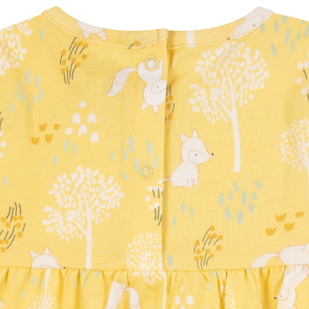 Mameluco Gerber Pack 2 Algodón Pies Verde Amarillo Bebé Niño-3-6M