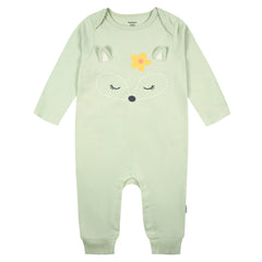 Mameluco Gerber Pack 2 Algodón Pies Verde Amarillo Bebé Niño-3-6M