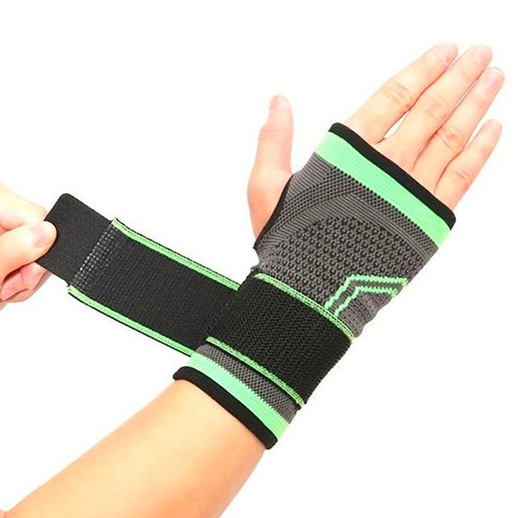 Munequera Deportiva de Compresion y Soporte ZE0855 Negro