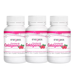 Gomitas colágeno ácido hialurónico suplemento kit energeios