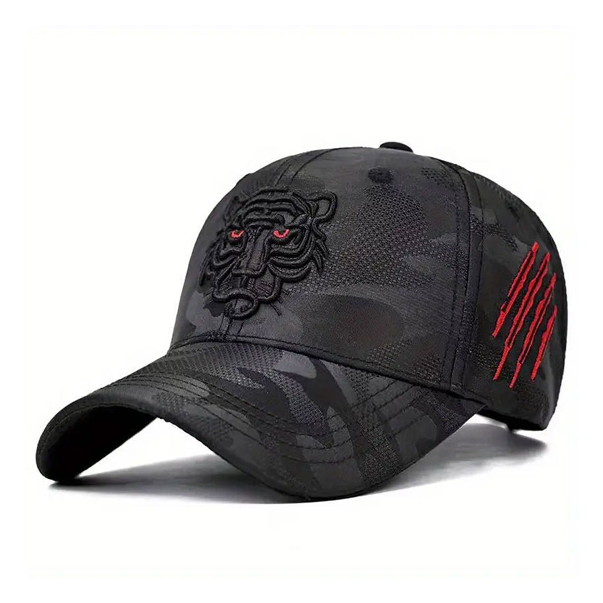Gorra Tigre Bordado Táctica Camuflaje Ajustable Hombre-Unitalla